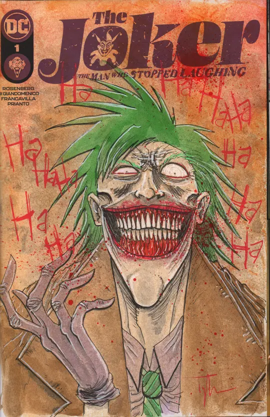 JOKER #1 PAINTED SKETCH COVER