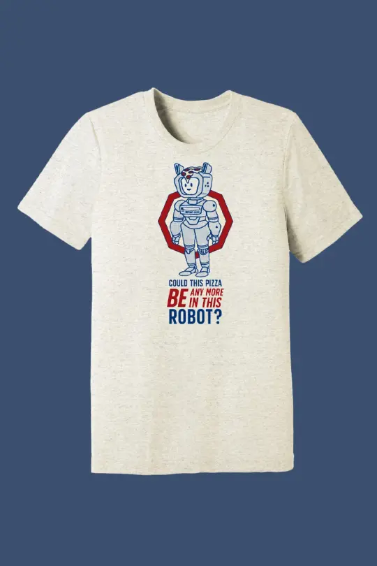 Threedom: Pizza Robot Tee