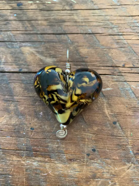 Tiger King Heart Pendant