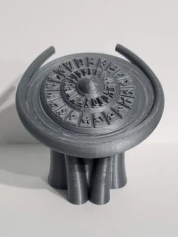 Stargate SG1 DHD Dial Home Device 3D Printed Custom 4 Inch 118 Scale