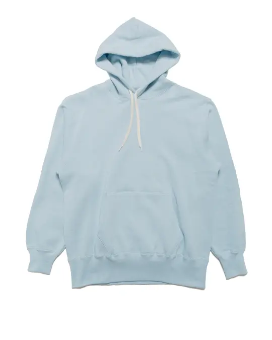 The Real McCoy’s MC24114 10 Oz. Loopwheel Hooded Sweatshirt Saxe