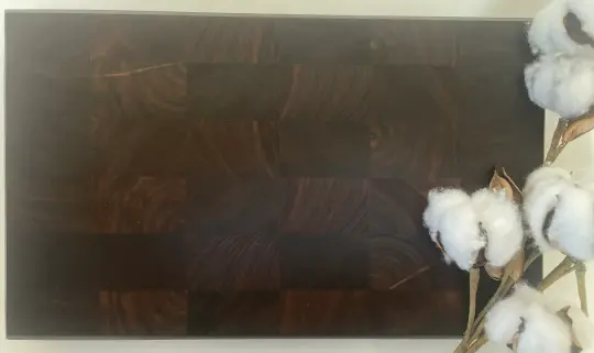 23AB01 - End Grain Walnut Board w/Champered Edge & Feet