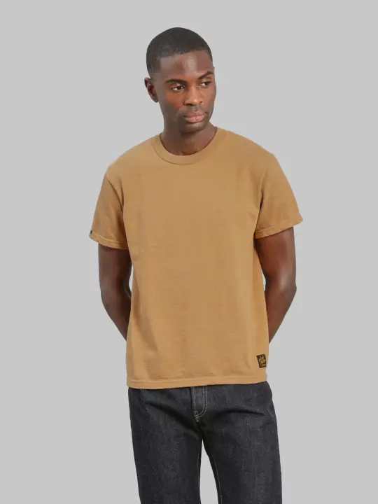 Deluxeware DXTS-00 12.5oz Heavyweight Loopwheeled T-Shirt Gold