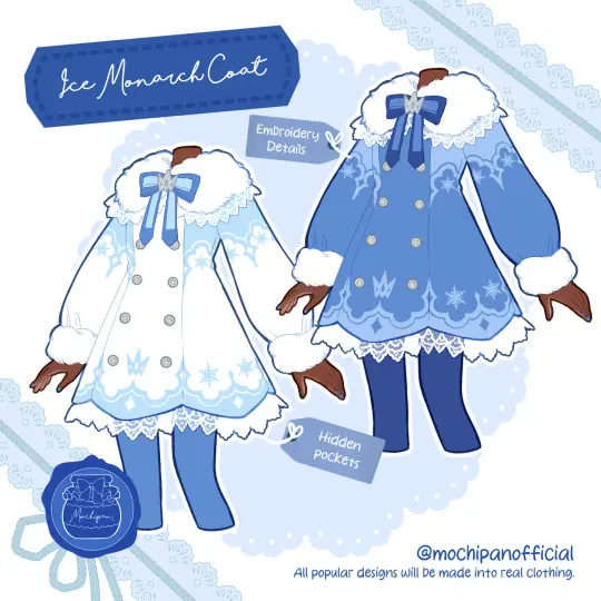 (Interest Check) Ice Monarch Coat (Feminine) (In Development)
