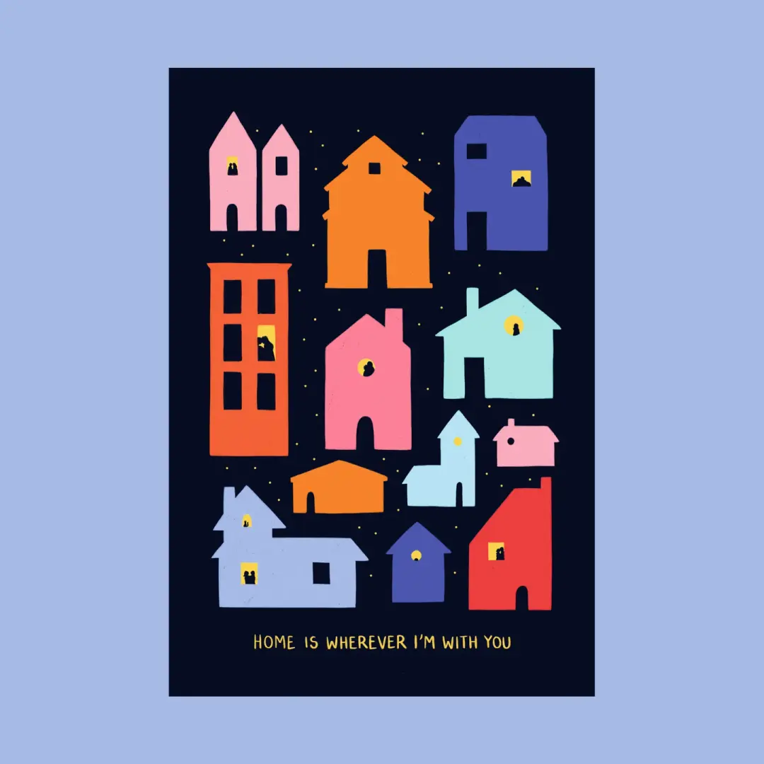 Carte postale - Home