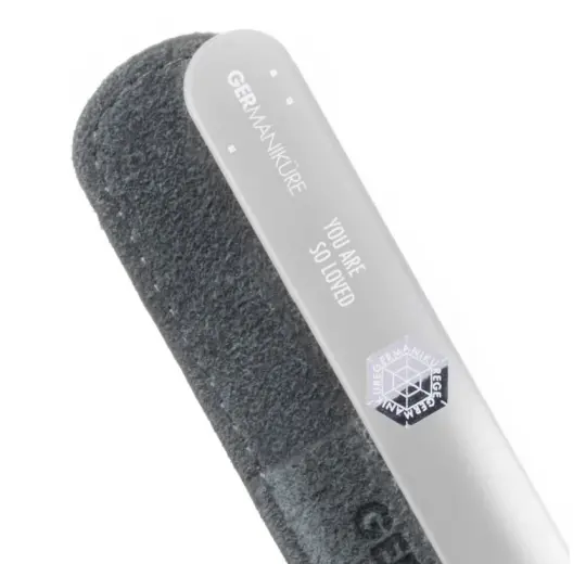 "You Are So Loved" Germanikure Mantra Nail File and Leather Sleeve