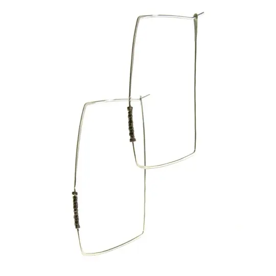 Sandblast Hoop earrings