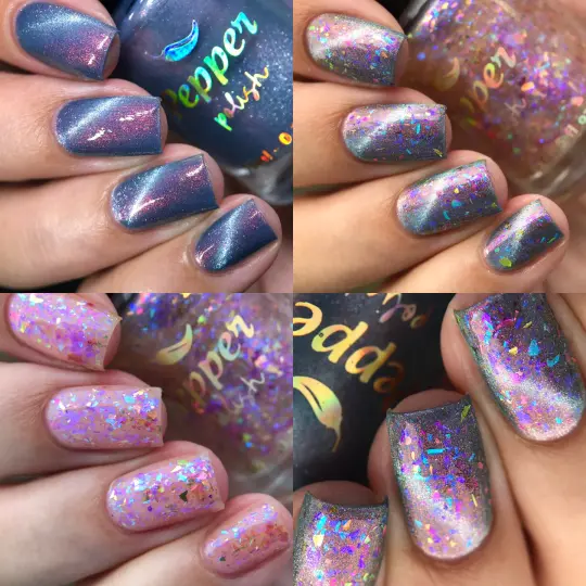 Pepper Polish: DUO "Veil of Embers" (Magnetic) and "Iridescent Veil" *OVERSTOCK*