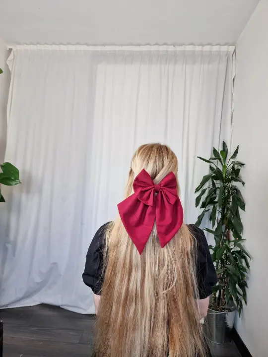 Large Hair Bow on a hairband, or scrunchie