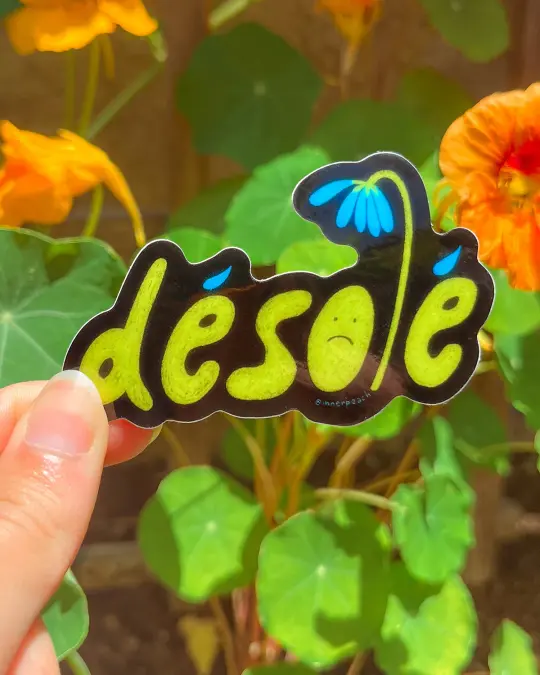 Désolé Sticker