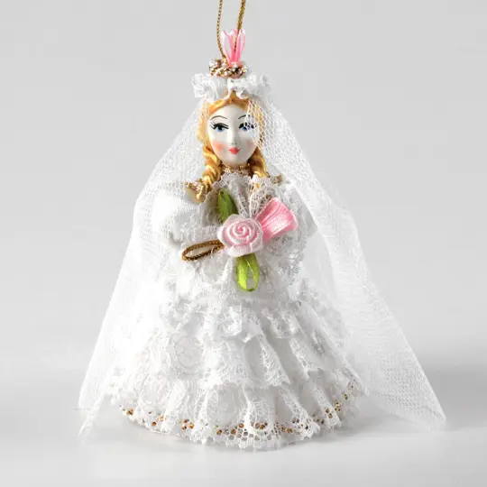Beautiful Bride Ornament Doll
