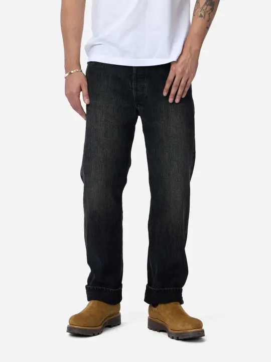 CS-223xv ~ Classic Straight - Double Black Selvedge Vintage Wash