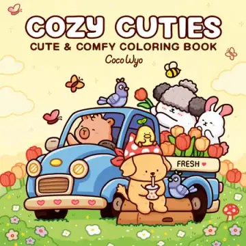 Cozy Cuties Cute & Comfy Coloring Book