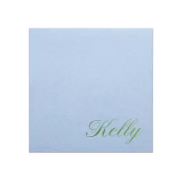 Custom Simple Script Name Printed Cocktail Napkins