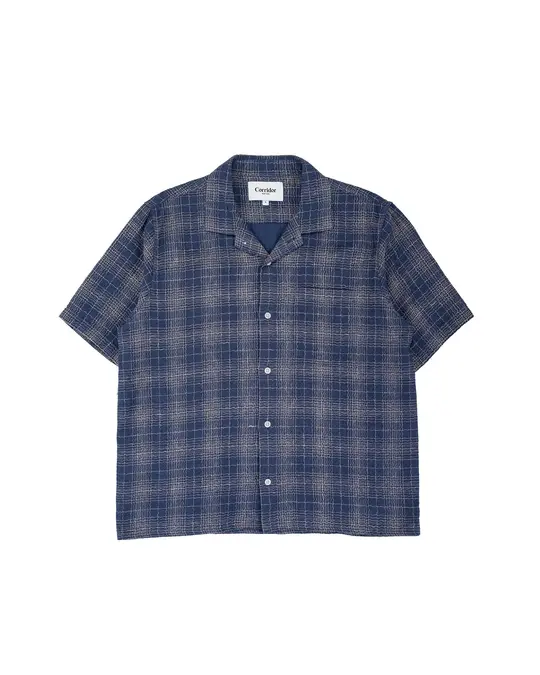 Corridor Wavy Linen SS Navy