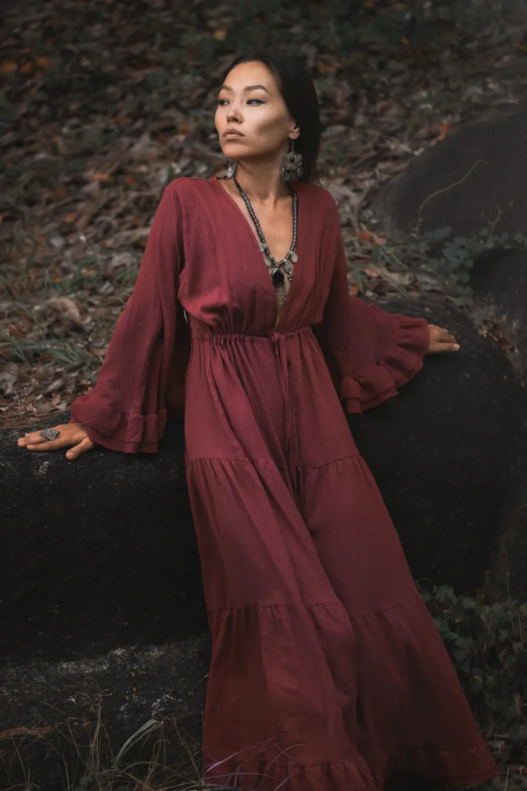 Maxi Dress Ayu Red