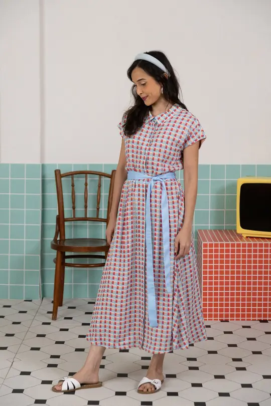 Ladies Shirly Dress - Haven Coral