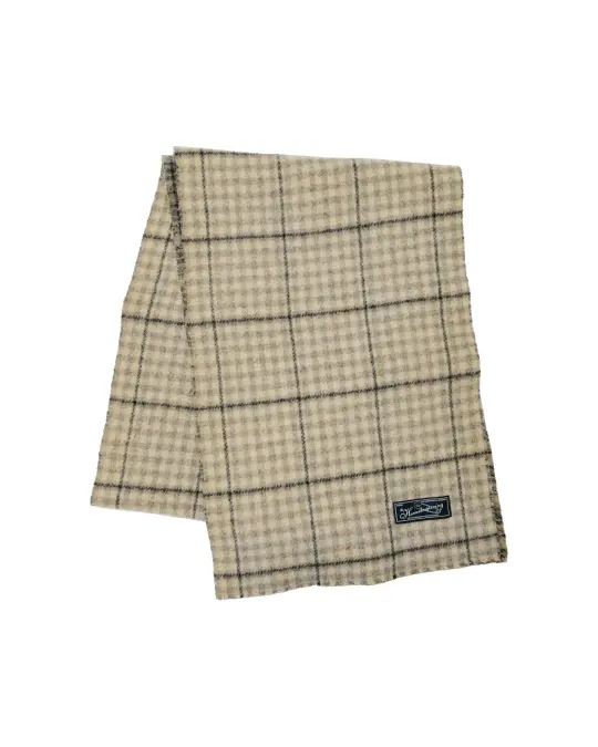 mfpen Facade Scarf Double Faced Grey Check