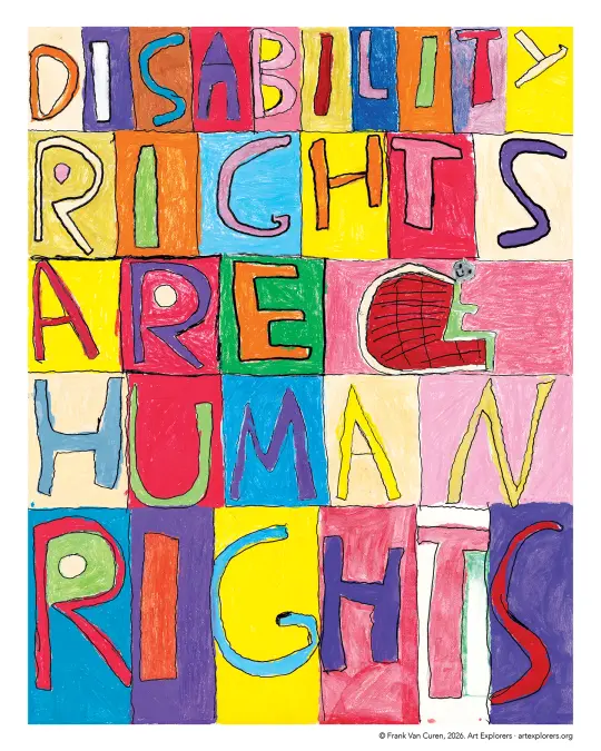 Disability Rights are Human Rights Poster