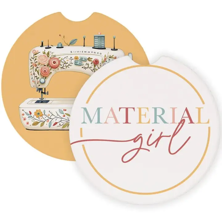 Material Girl Car Coaster