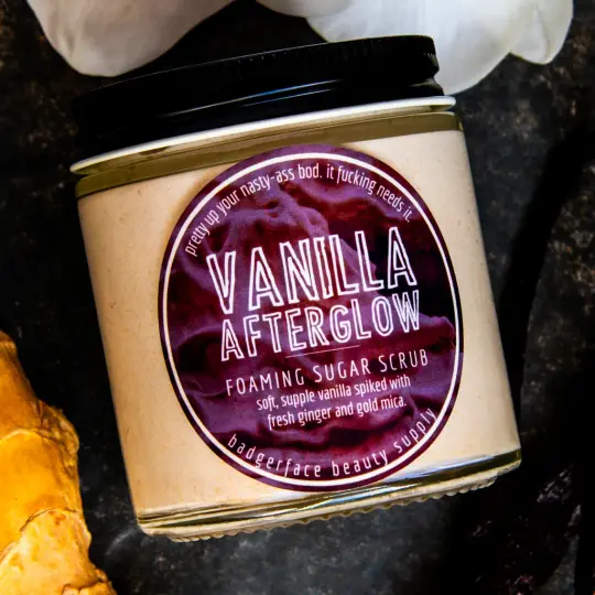 Vanilla Afterglow Sugar Body Scrub.