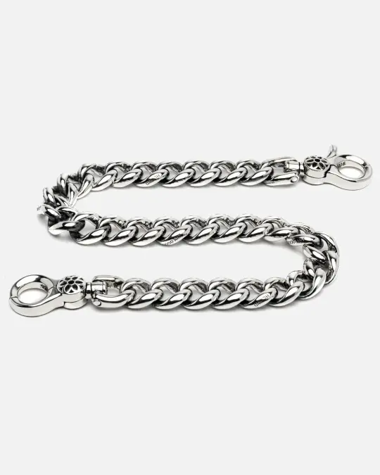 GOOD ART HLYWD Big Eye Clip Wallet Chain - Sterling Silver