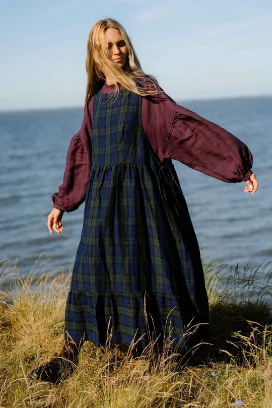 Ivy – Adjustable Tie Linen Dress