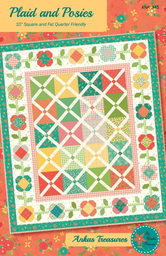 Plaid and Posies PDF pattern
