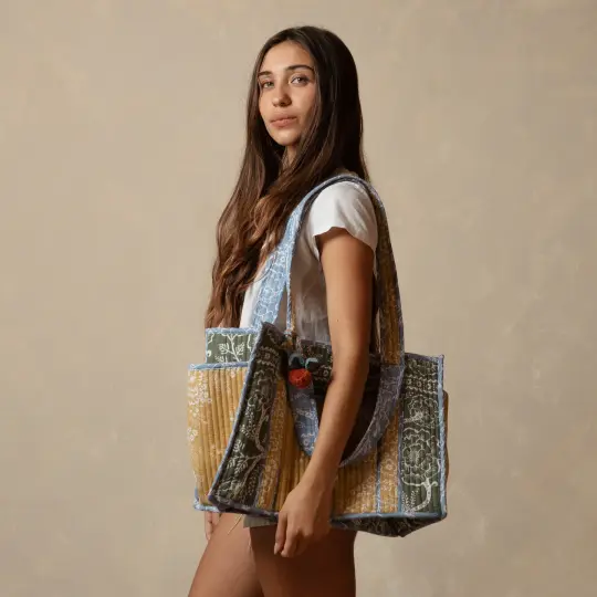 Quilted Bandana Tote (PRE-ORDER FEBRUARY DELIVERY)