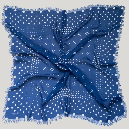 Big Honcho Bandana - Dot in Azure