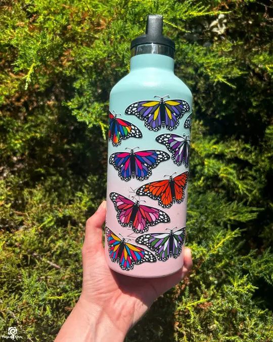 Pride Butterfly Stickers