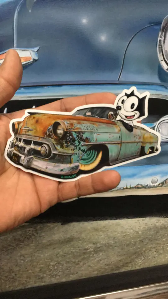 Felix patina sticker