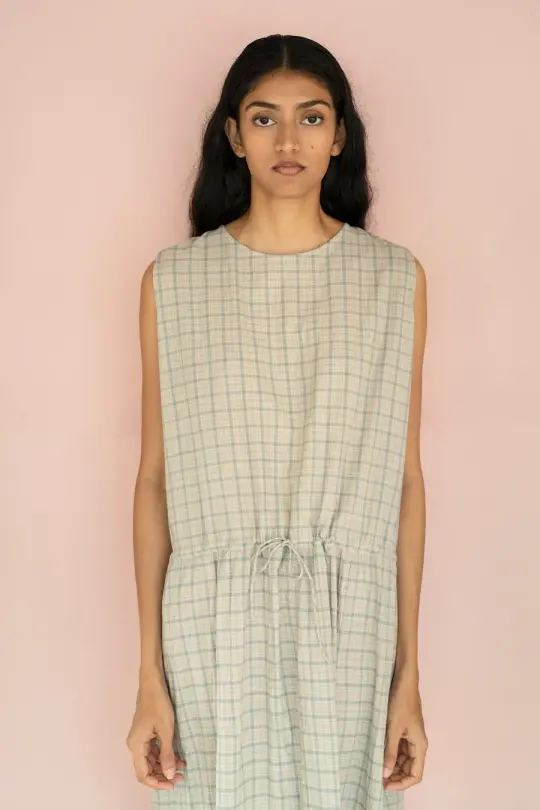MAY - LIGHT INDIGO CHECKS