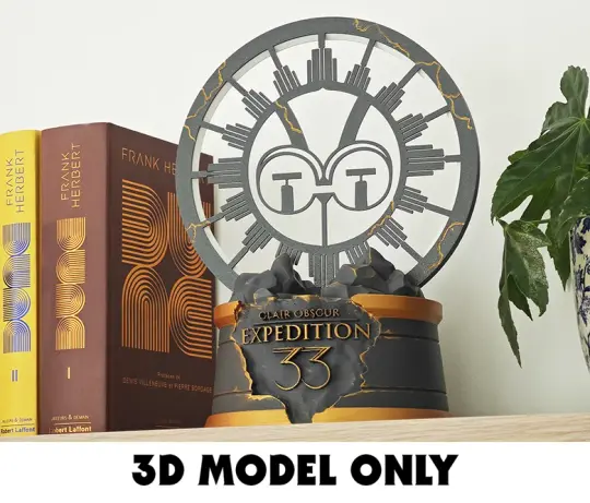 3D Model - Clair Obscur : Expedition 33 Ring Lamp