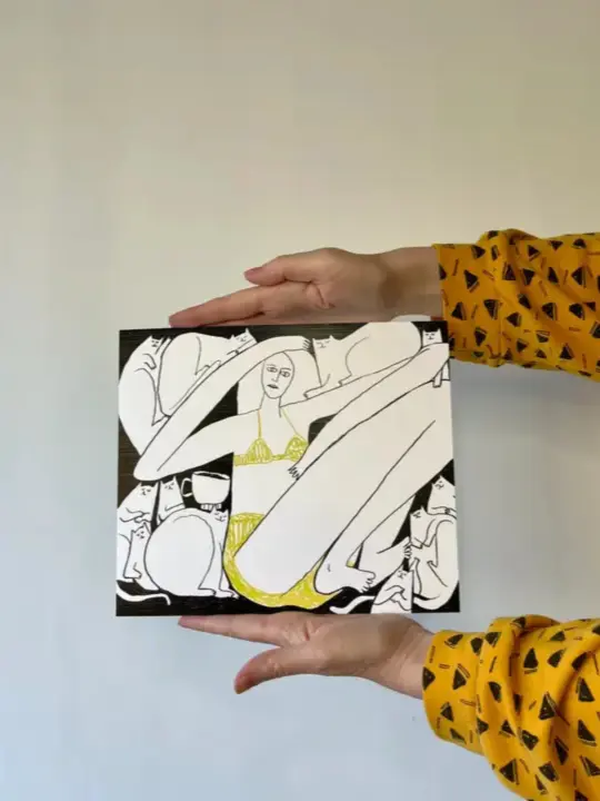 Underwear & Cats Print