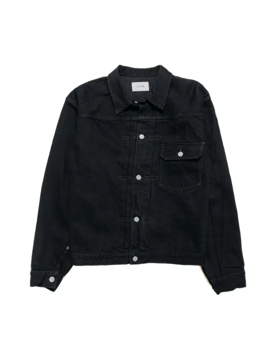 CIOTA Single Pocket Denim Jacket Black One Wash
