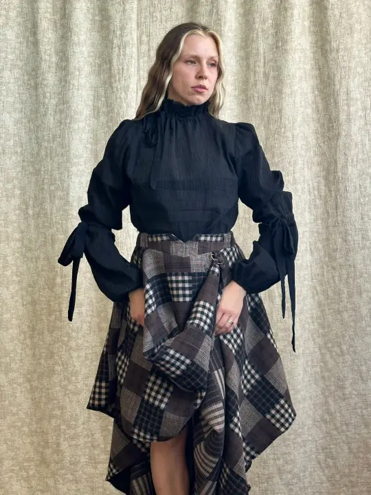 FW '26: Chamber Blouse Black (Pre-Order)