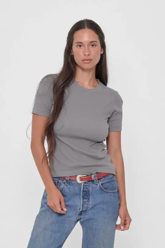 Rib Short Sleeve