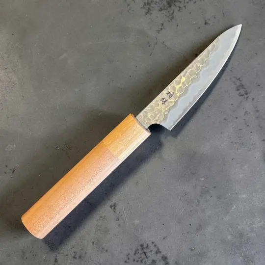 Tokushu Knife Stainless Clad White #2 Tsuchime Petty 80mm
