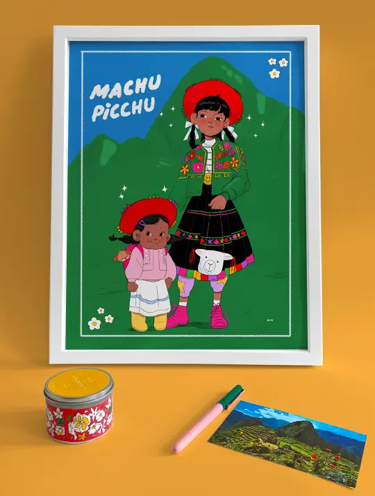 "Machu Picchu"  Art Print