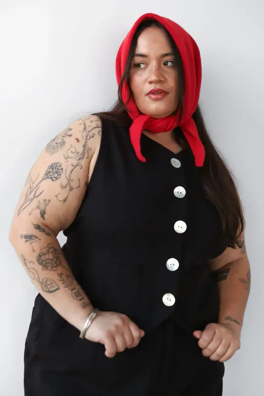Shell Flared Vest