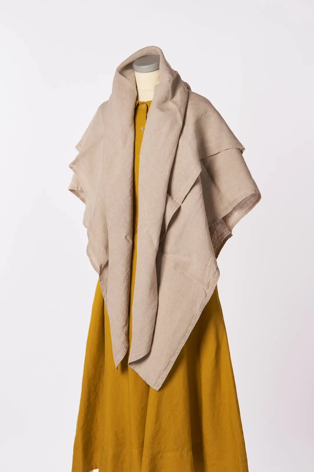 Palisandra Scarf, Natural Linen