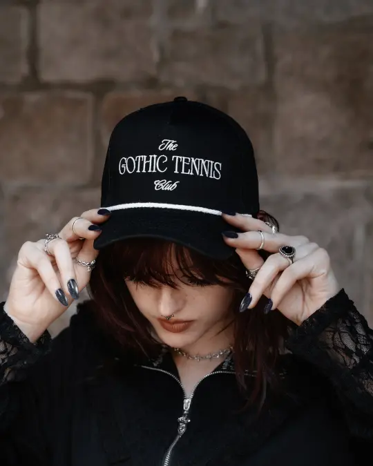 Gothic Tennis Club Bold Rope Cap