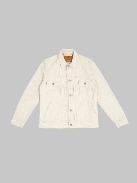 Pure Blue Japan 6220-IV Sashiko Type II Jacket Ivory/Beige