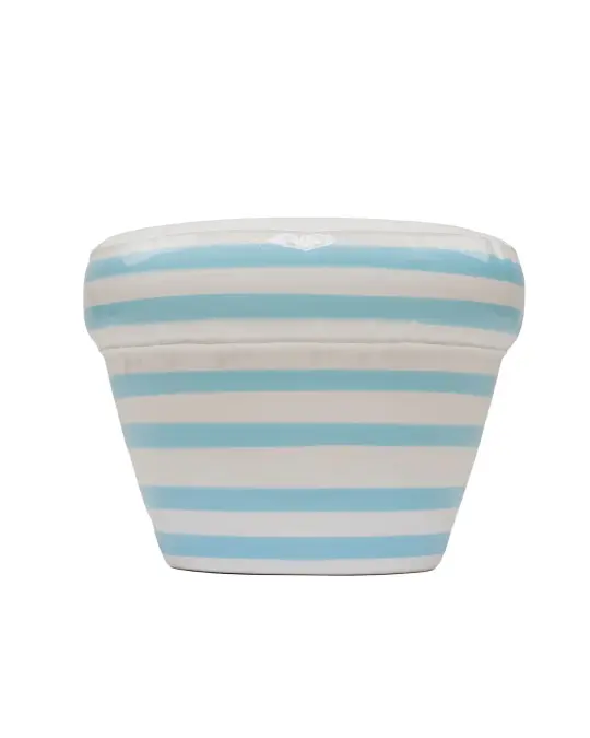 Home Studyo Planter 'Pierre' Stripes Ocean Gloss