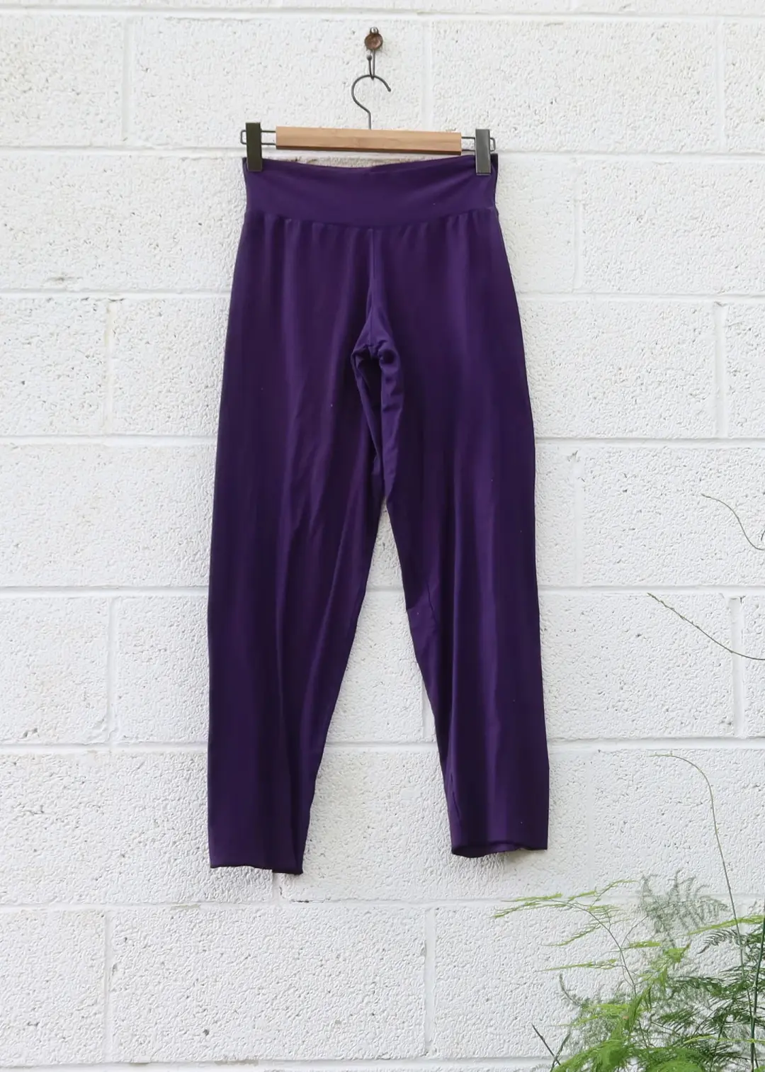 SALE - Virya Pant / S / Light Stretch Hemp / Eggplant (63)