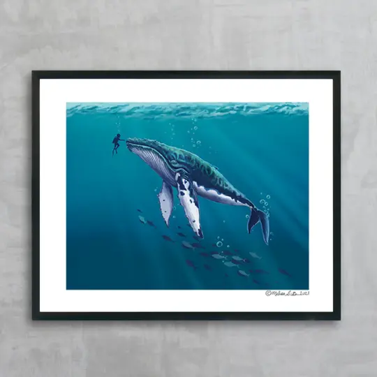 Humpback Whale Fine Art Print
