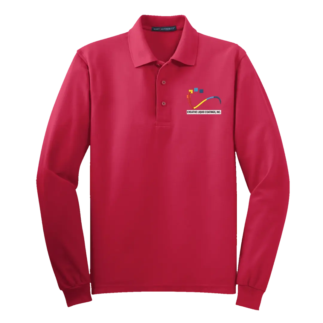 CLC K500LS Port Authority long sleeve polo