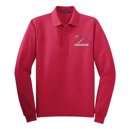 CLC K500LS Port Authority long sleeve polo