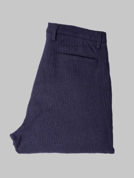 Seuvas C/W Tapered 2-Tuck Trousers Navy